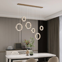 Jonah Iron & Crystal LED 6 Light Pendant